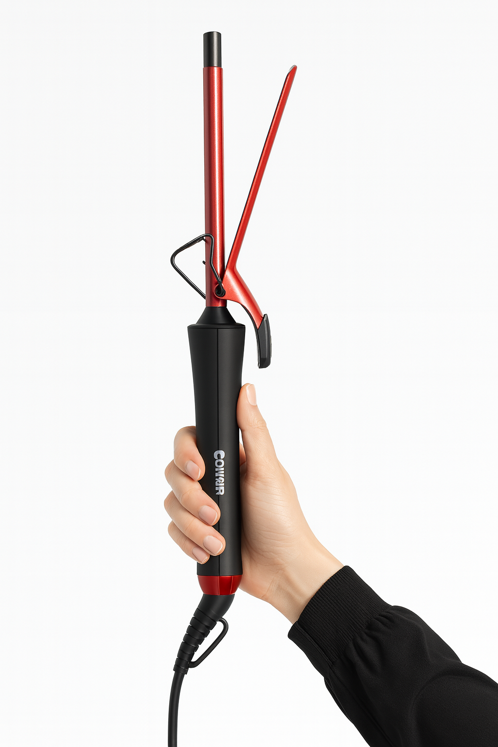 Профессиональные ультратонкие щипцы для завивки волос Cronier CR-2036 | Быстрый нагрев | Керамическое покрытие | 220°C