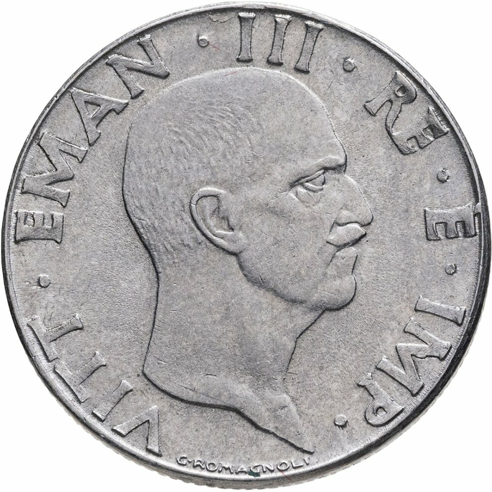 Италия 50 чентезимо (centesimi) 1940 Магнетик