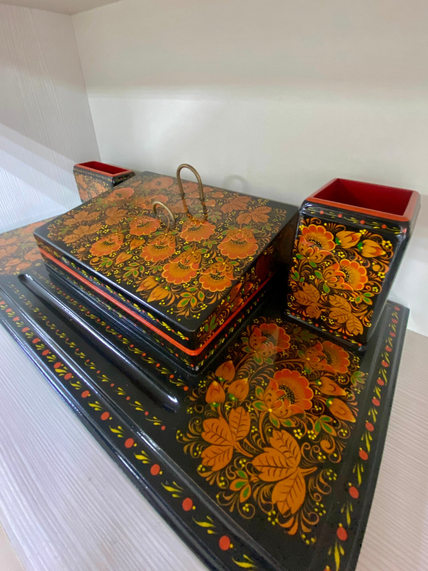 Набор канцелярский Хохлома