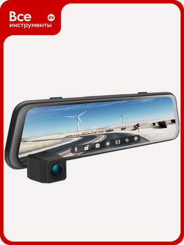 Изображение товара Видеорегистратор Neoline EasyDrive 2K Wi‑Fi Dual 6909046070029 двойной камера IPS‑дисплей режим парковки