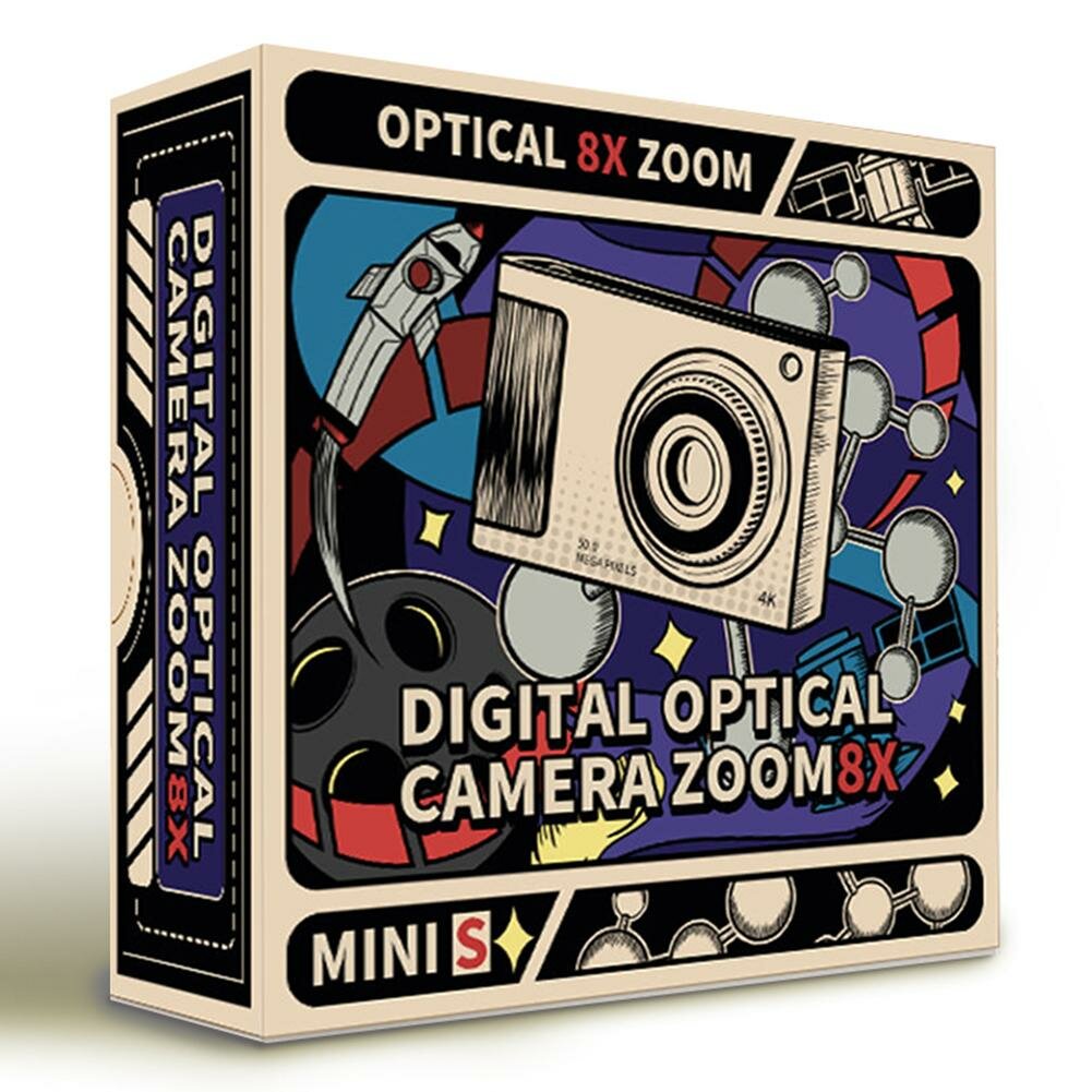 Детский цифровой фотоаппарат Заявлен 8-кратный оптический зум и разрешение 50 Мп