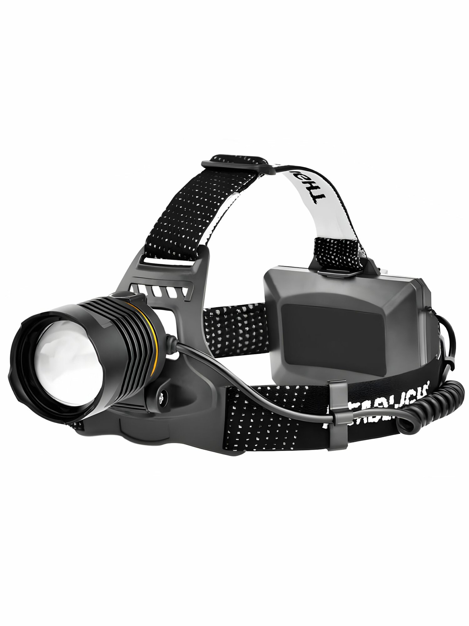 Фонарь налобный Огонь HT-251-GT100 Zoom светодиодный, 3 режима