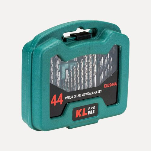 Изображение товара Профессиональный набор сверл и бит KLPRO KLUS44A (44 предмета)