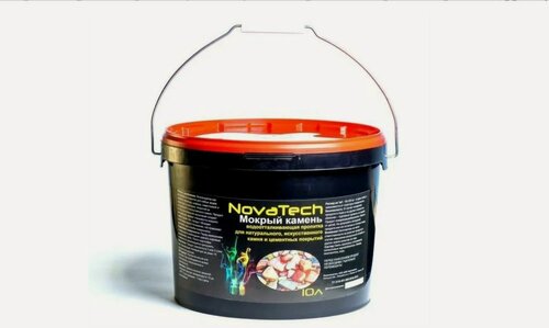 Изображение товара Пропитка NovaTech, для кирпича, камня, дерева, эффект мокрого камня