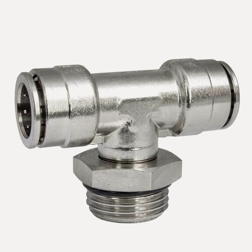 Изображение товара PI TOOLS Цанга тройник, резьбовой Cn-T-1/2M-12 для фторопластовых и полиуретановых трубок. Арт. 5796