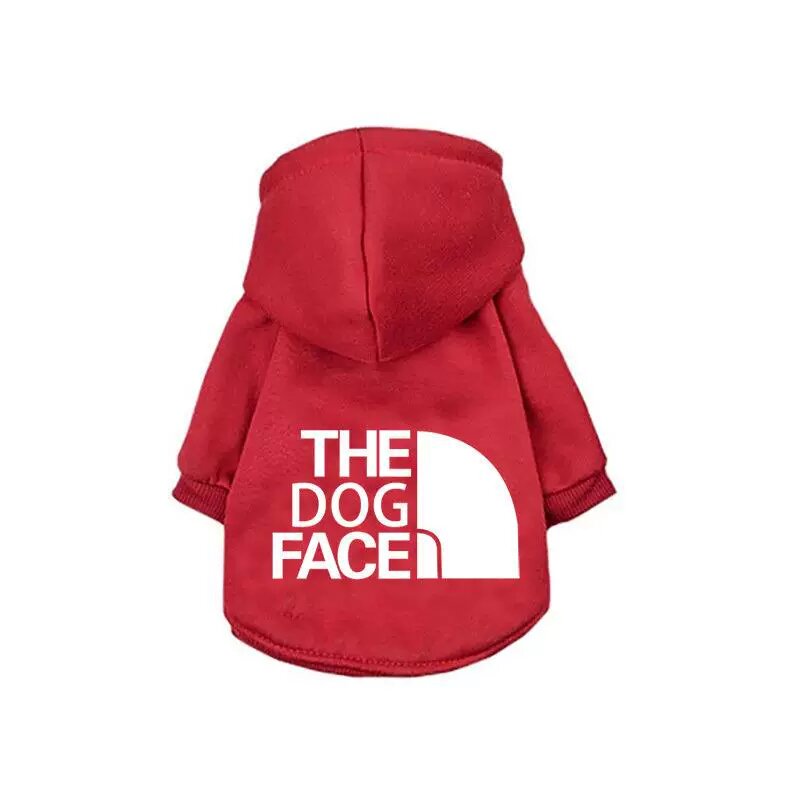 Thedogface Красная флисовые кофта для мелких пород Пудель размер S
