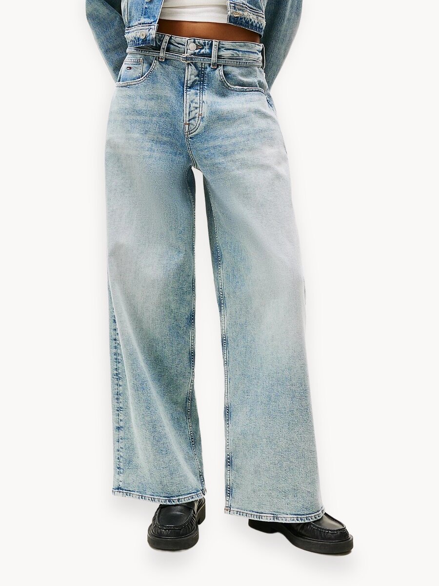 Джинсы широкие 