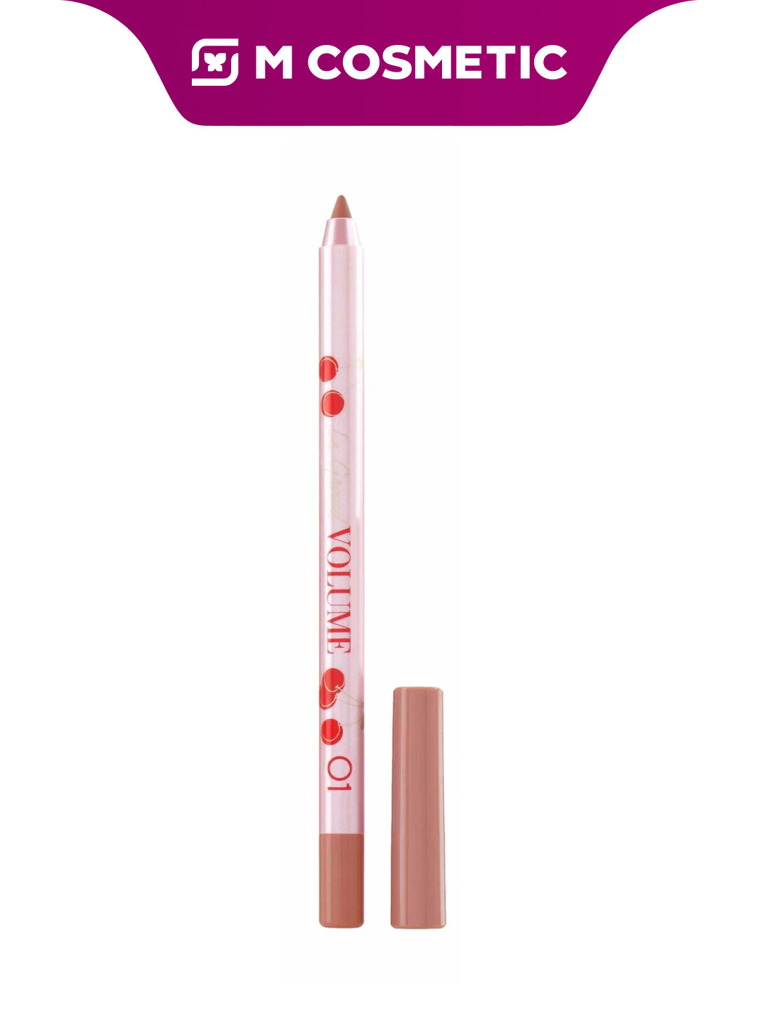 Карандаш для губ Vivienne Sabo Le Grand Volume 01, светлый нюд