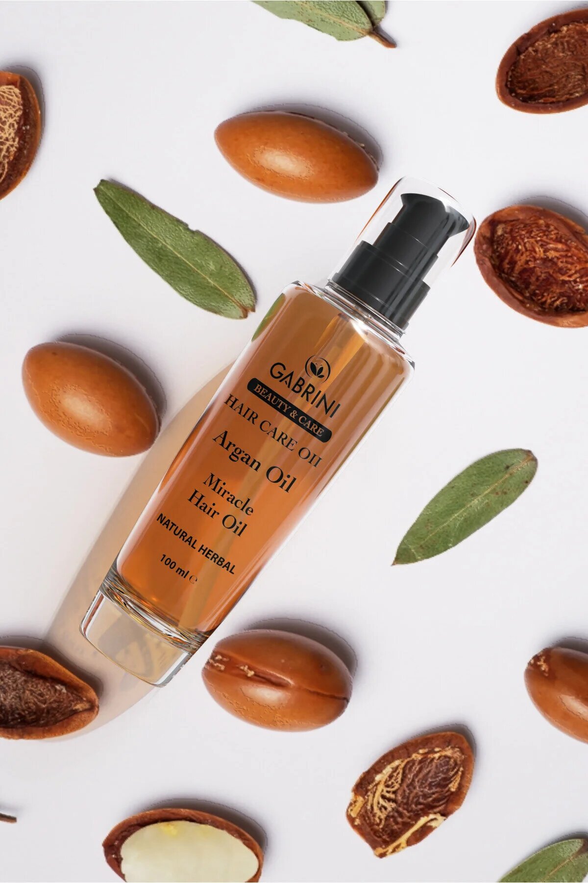 Аргановое масло, GABRINI, для блеска и мягкости волос, 100мл