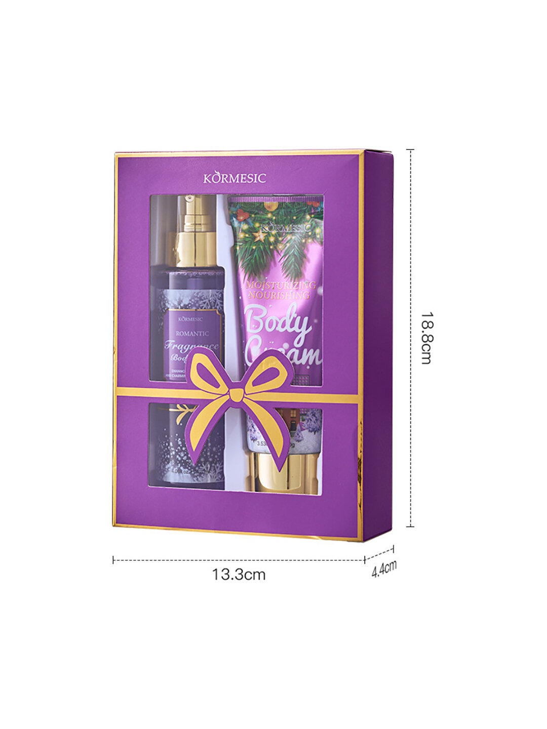 Спрей для тела Parfyumli Body Cream & Fragrance 120 ml + 100 g, для Aqua Kiss,