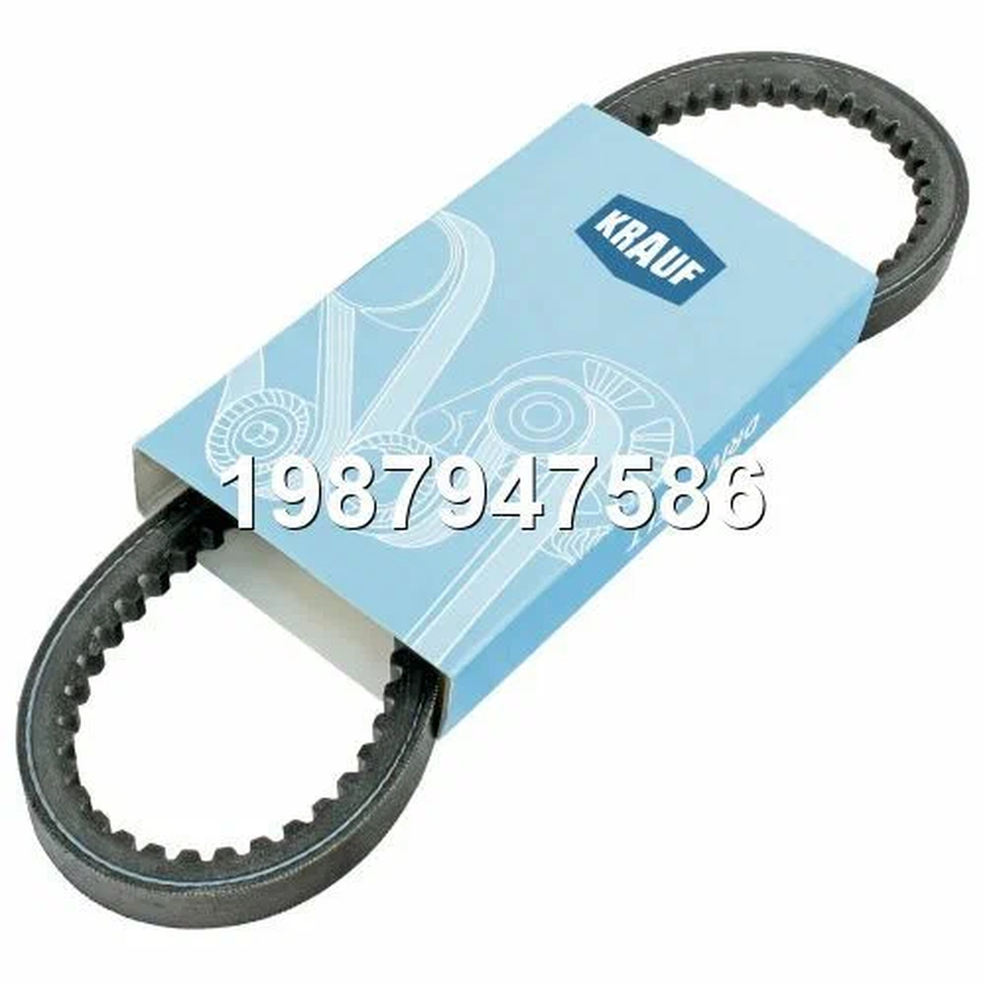 Ремень клиновой Bosch Krauf 1987947586, для легковых автомобилей, черный