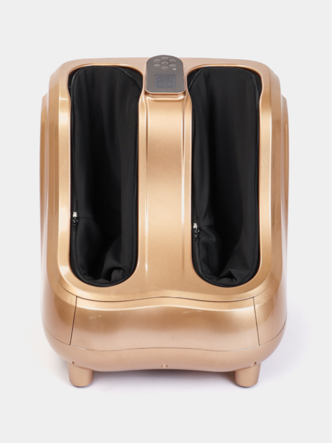 Массажер для ног, роликовый, с инфракрасным подогревом", цвет gold