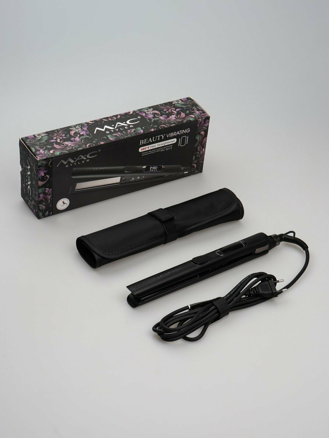 Профессиональный утюжок, выпрямитель для волос MAC Styler , с LCD дисплеем Black