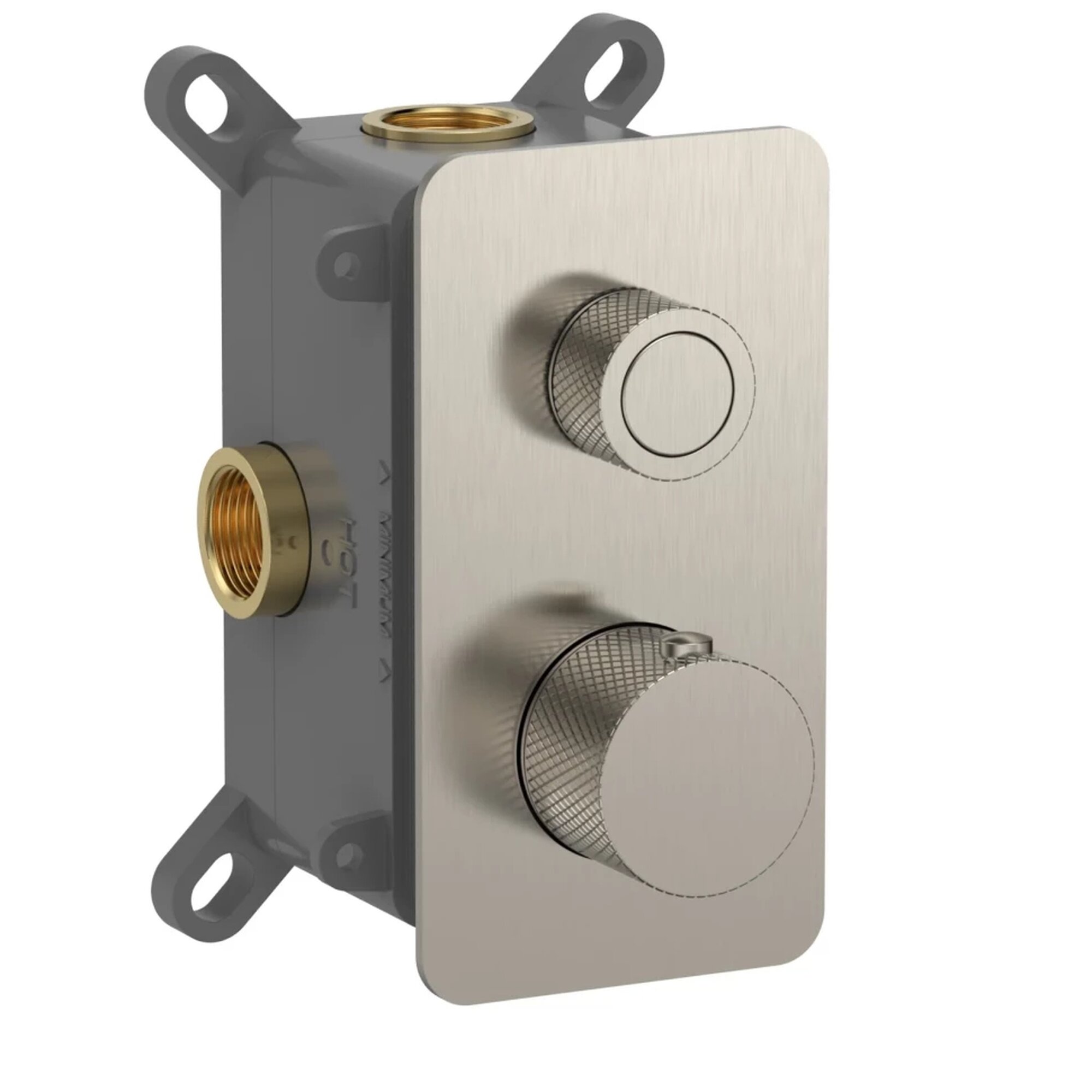 Смеситель с термостатом встраиваемый на 1 потребителя комплект с монтажной частью AQM8810BN