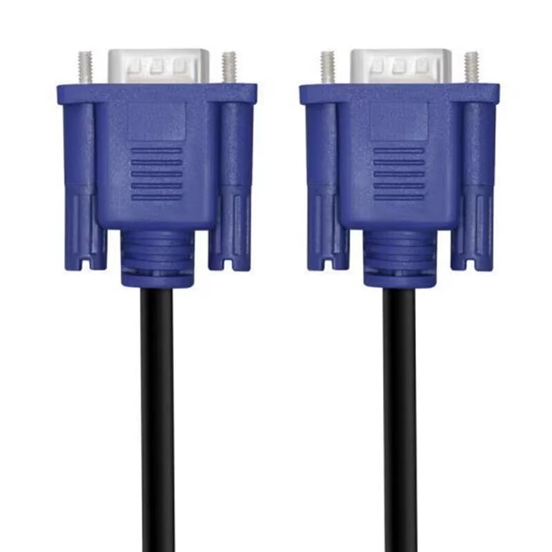 Видеокабель VGA 1.5м, VGA кабель данных для монитора компьютера, десктоп, ПК, ноутбук, кабель передачи видео