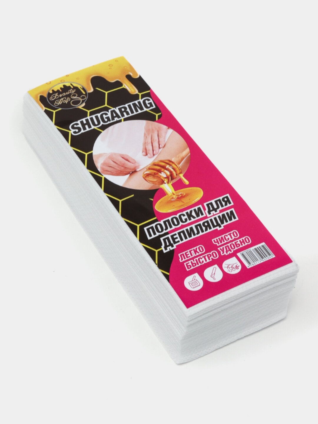 Полоски бумажные для депиляции, эпиляции, воскового шугаринга, 100 шт