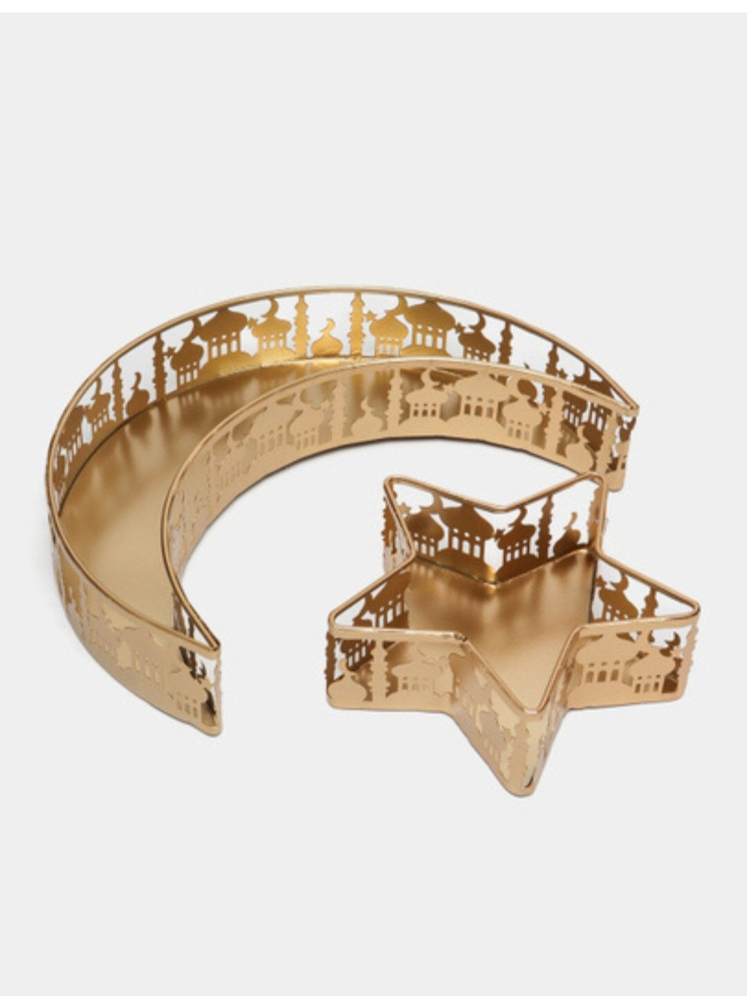 Декоративная посуда для праздника Мубарак Рамадан в виде луны и звезды