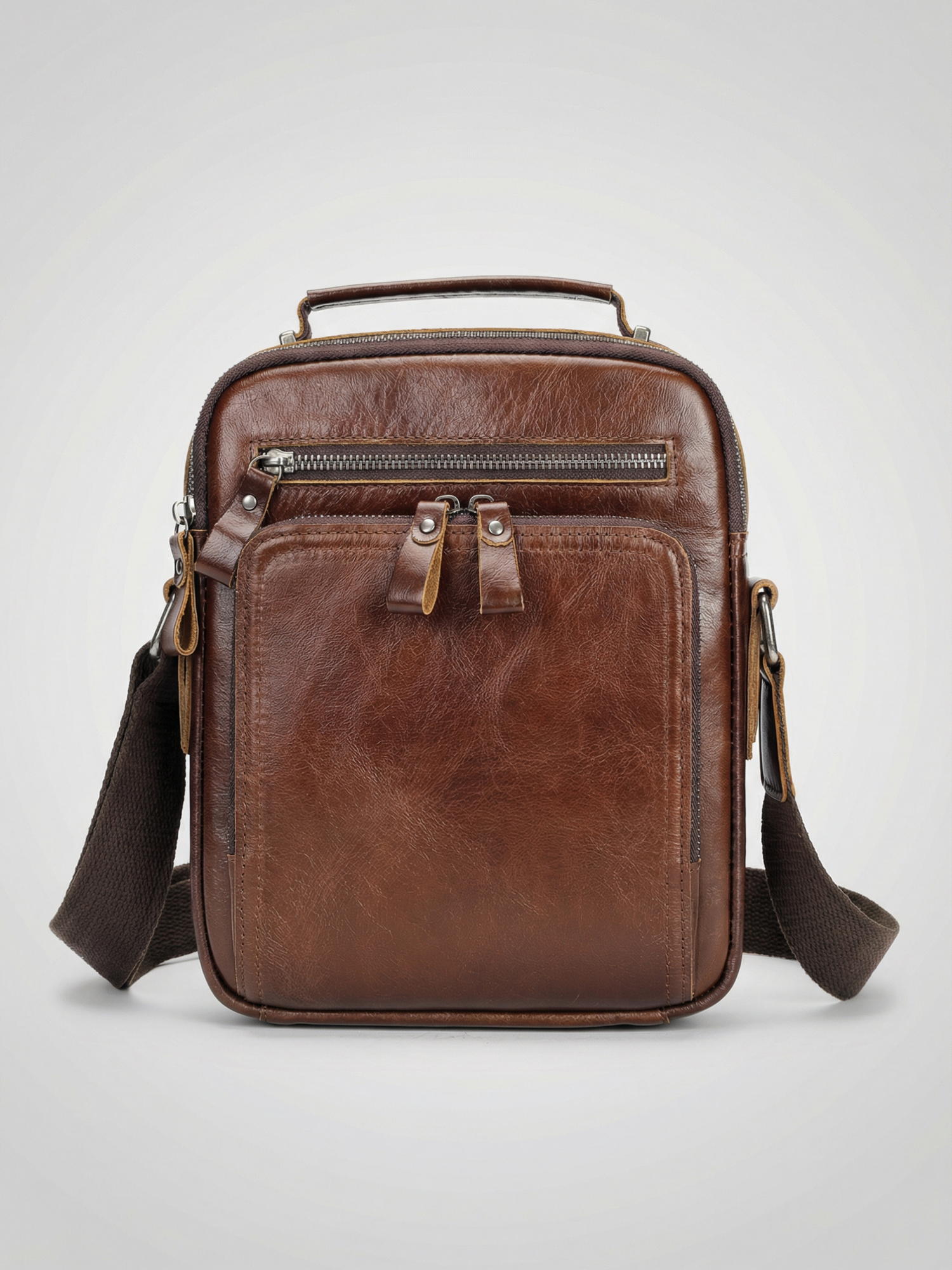 Сумка барсетка Daniele Riccardi, коричневый — фото 1