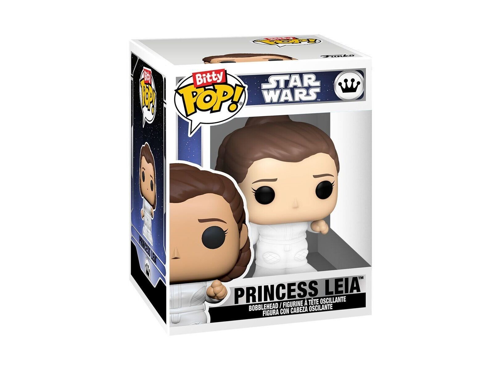 Набор фигурок Funko POP! Bitty Star Wars: Princess Leia, Han Solo 88942 Принцесса Лея и Хан Соло — фото 1