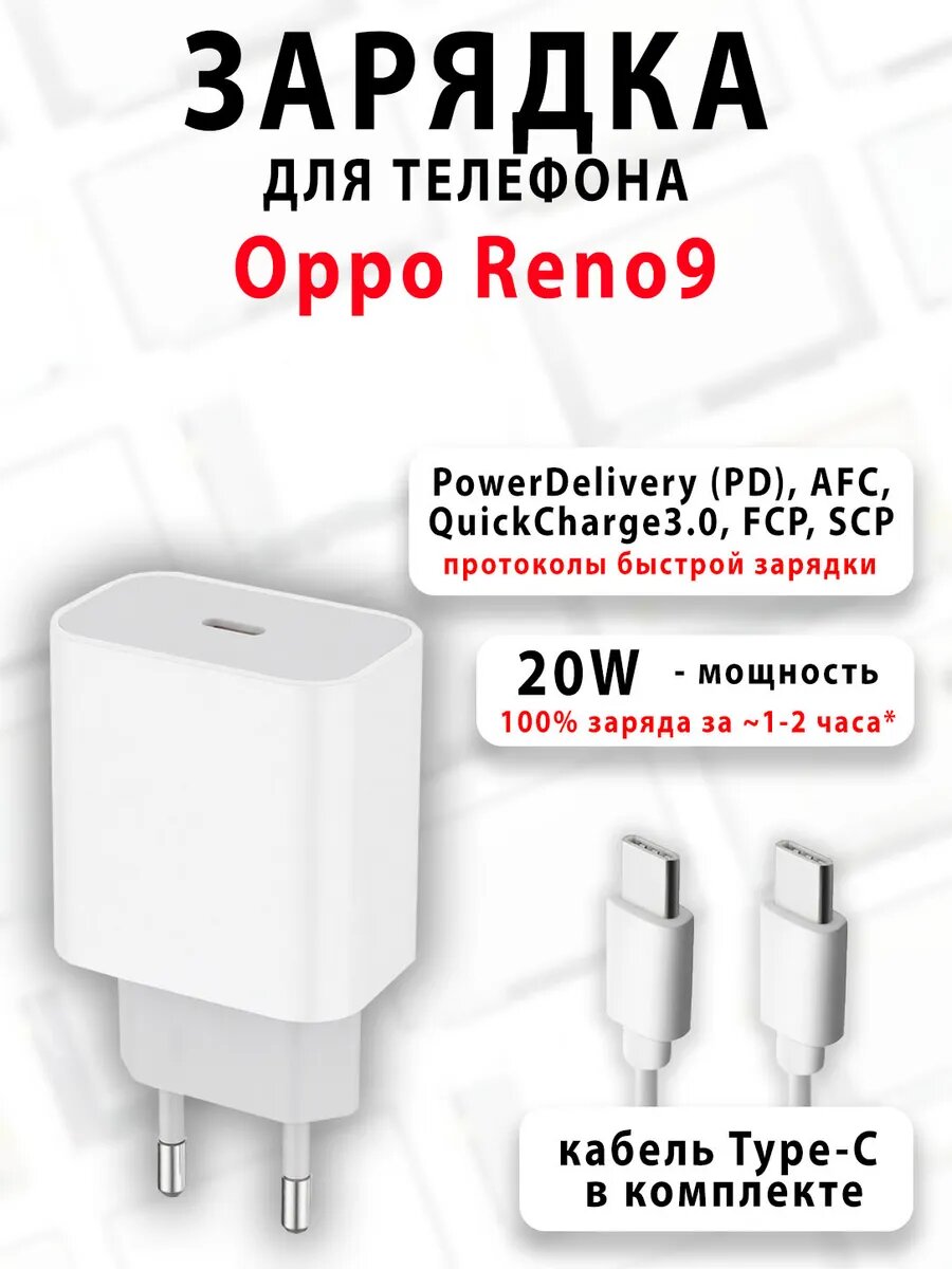 Зарядное устройство для телефона Oppo Reno9