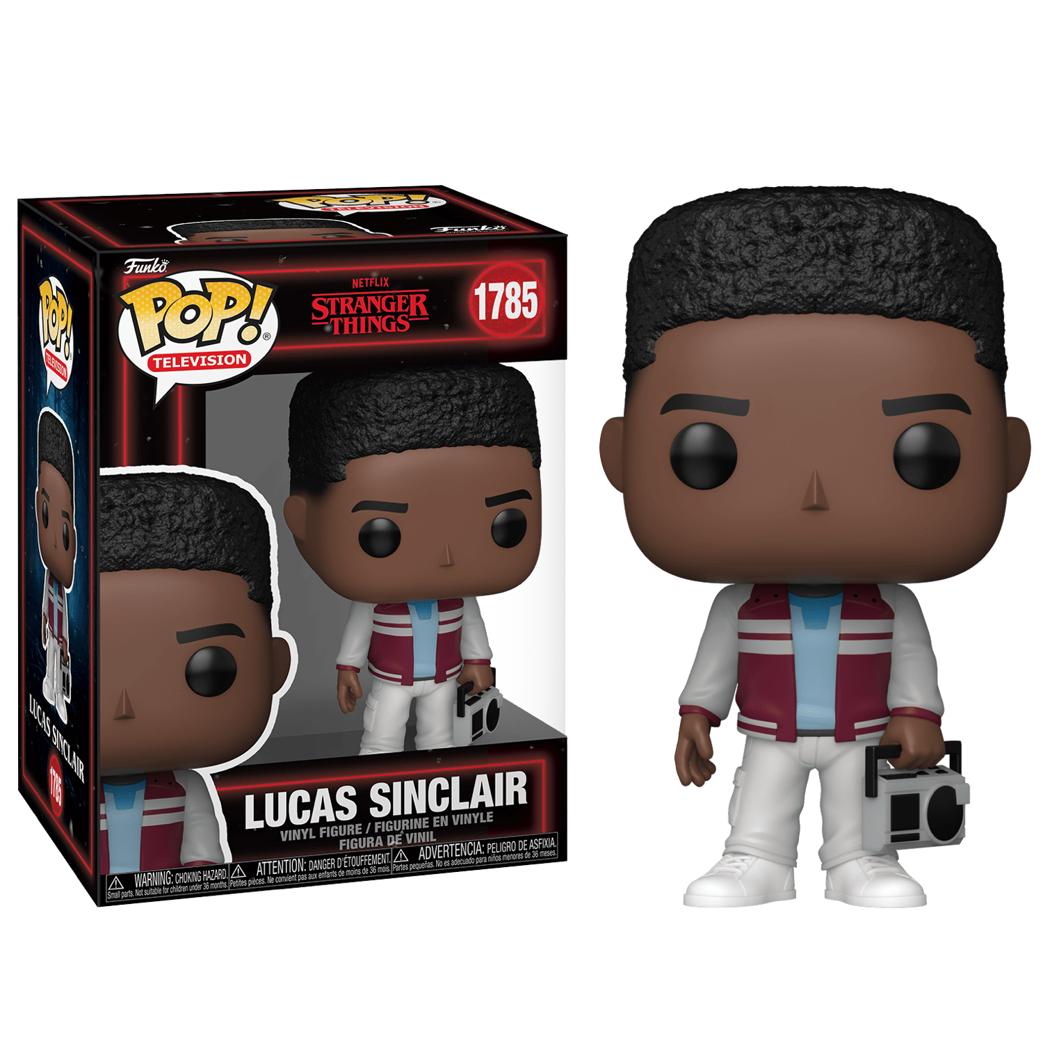 Фигурка Funko POP! Television: Stranger Things - Lucas Sinclair 75755 (1785) Лукас Синклер — фото 1