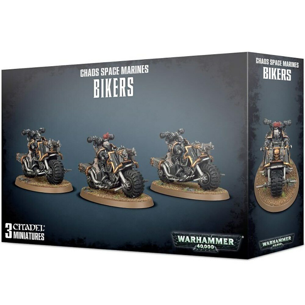 Набор миниатюр Chaos Bikers Warhammer 40000