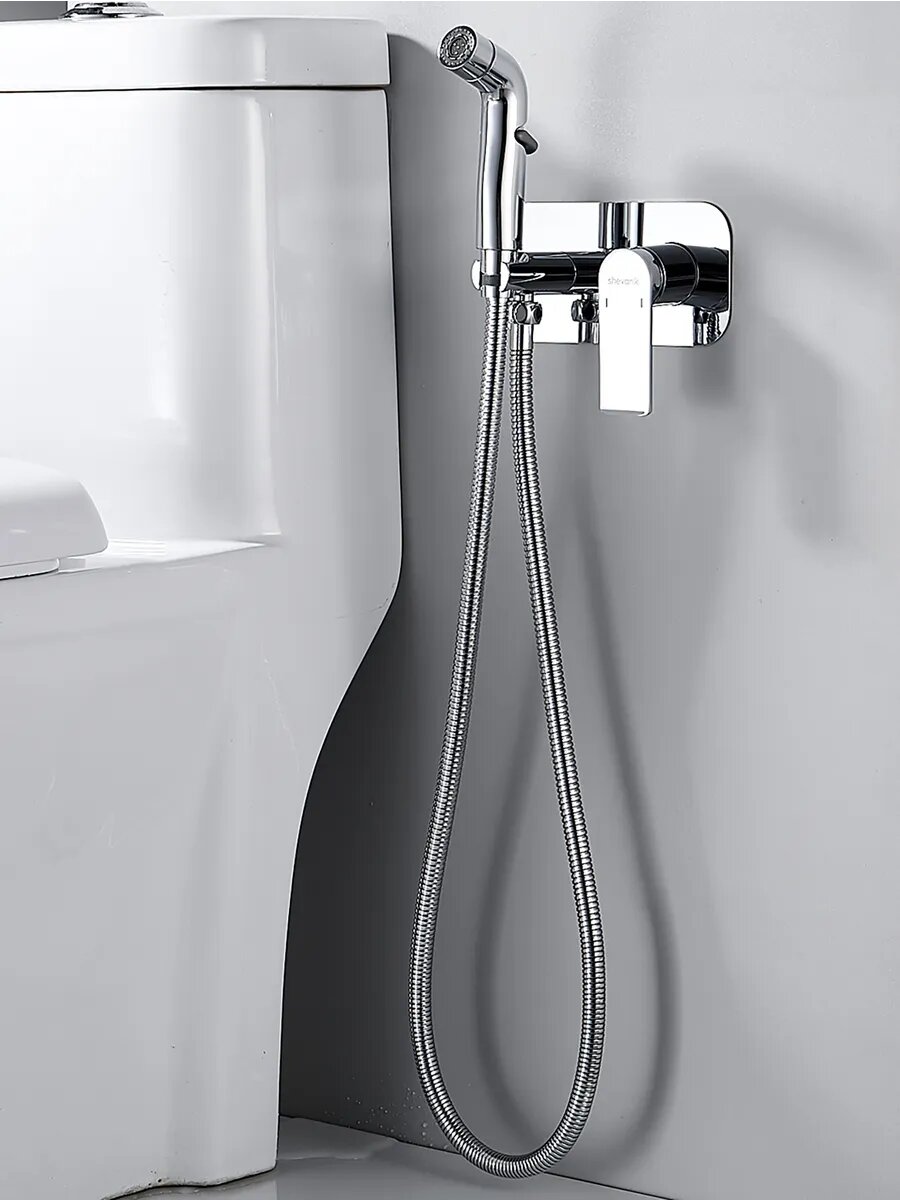 Встроенный гигиенический душ со смесителем для биде Shevanik S4105