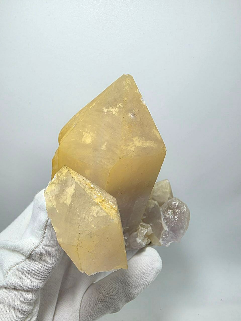 Аметист сросток кристаллов в окварцовке 139 мм, 756 г. — фото 1