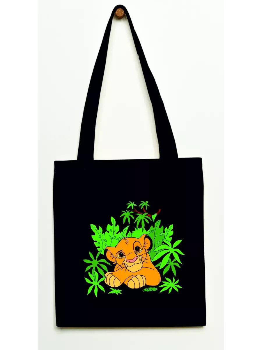 Шоппер с принтом Король Лев