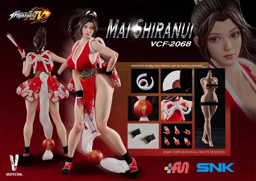 VERYCOOL VCF-2068 1/6 Фигурка "KOF", Mai Shiranui27cm