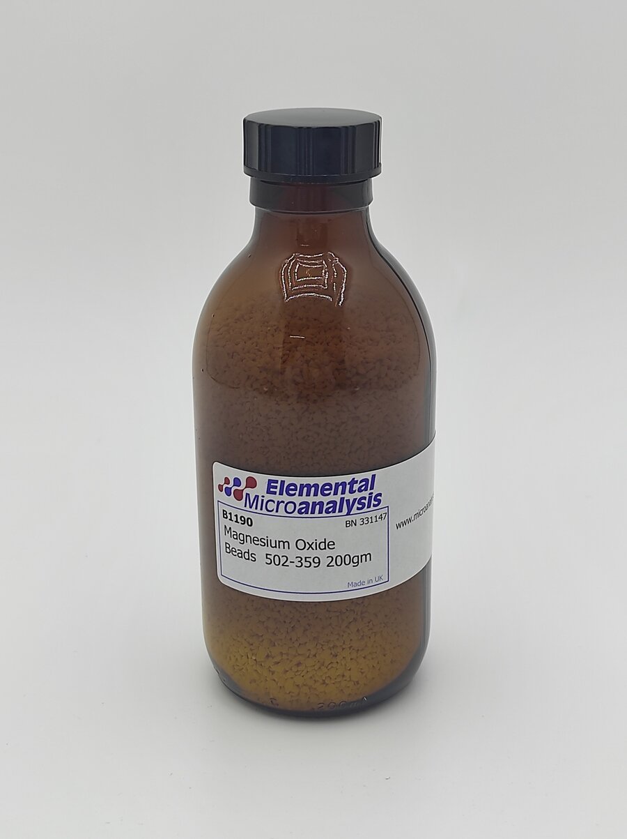 Оксид магния, крошка (B1190), Elemental Microanalysis, Великобритания