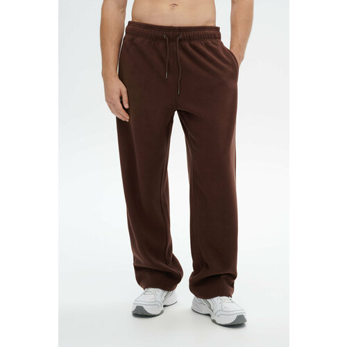 фото Брюки спортивные rank polar fleece pants, размер l, темно-коричневый