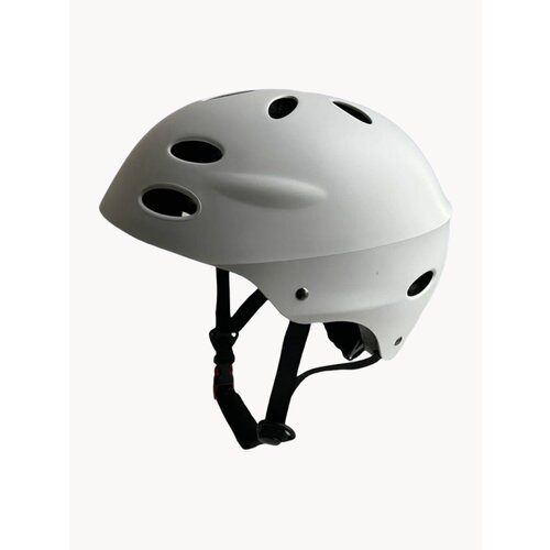 Шлем защитный для катания на скейтбординге, роликах, самокатах, велосипедах, В-008 белый рM