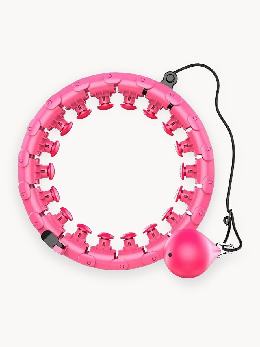 Обруч для похудения массажный хула хуп утяжеленный