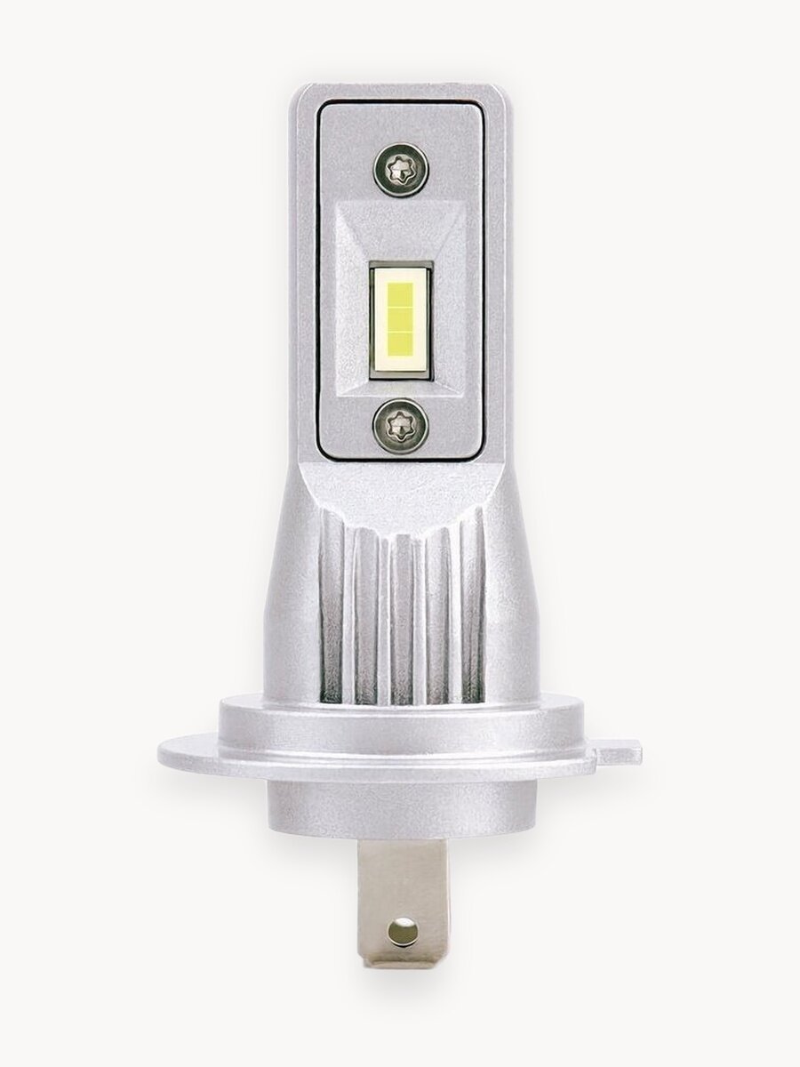 Светодиодные автолампы H7 H18 ElectroKot Atomic PRO установка без переходников 4300K теплый белый свет 2 шт