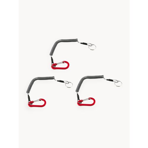 Шнур страховочный витой RadixNine с карабином 4,5 см (3шт)