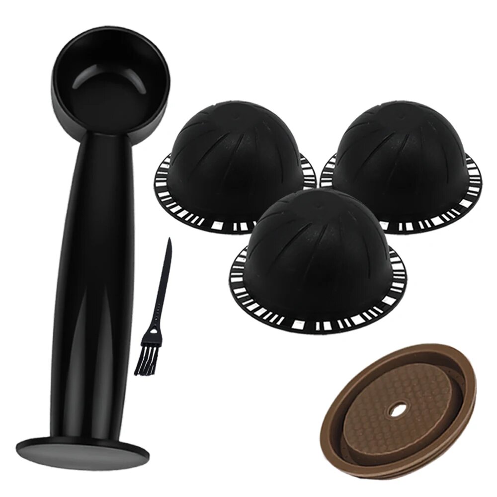 Набор многоразовых капсул для кофемашин Vertuo 3pcs black 230ml