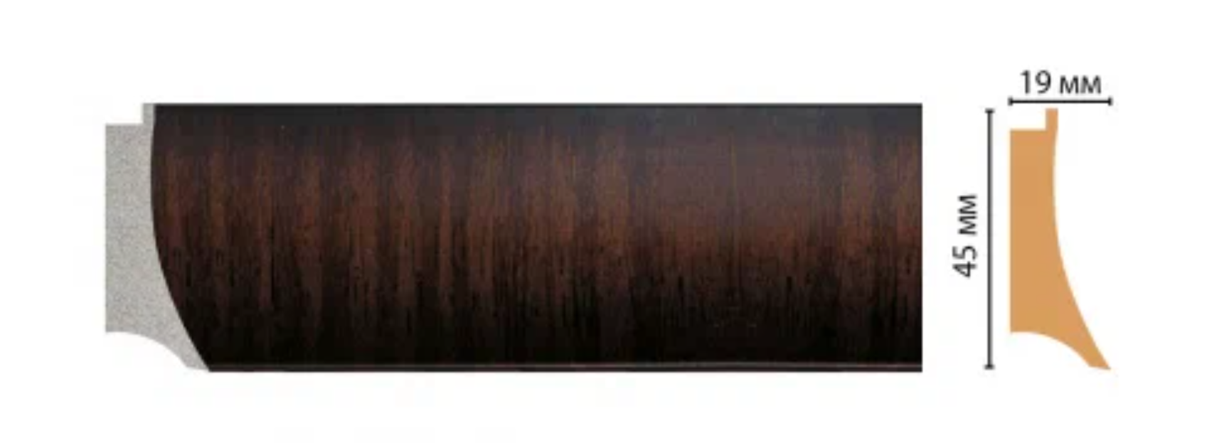 Багет Decomaster FM5-1 В45хШ19хД2850 мм / Декомастер.