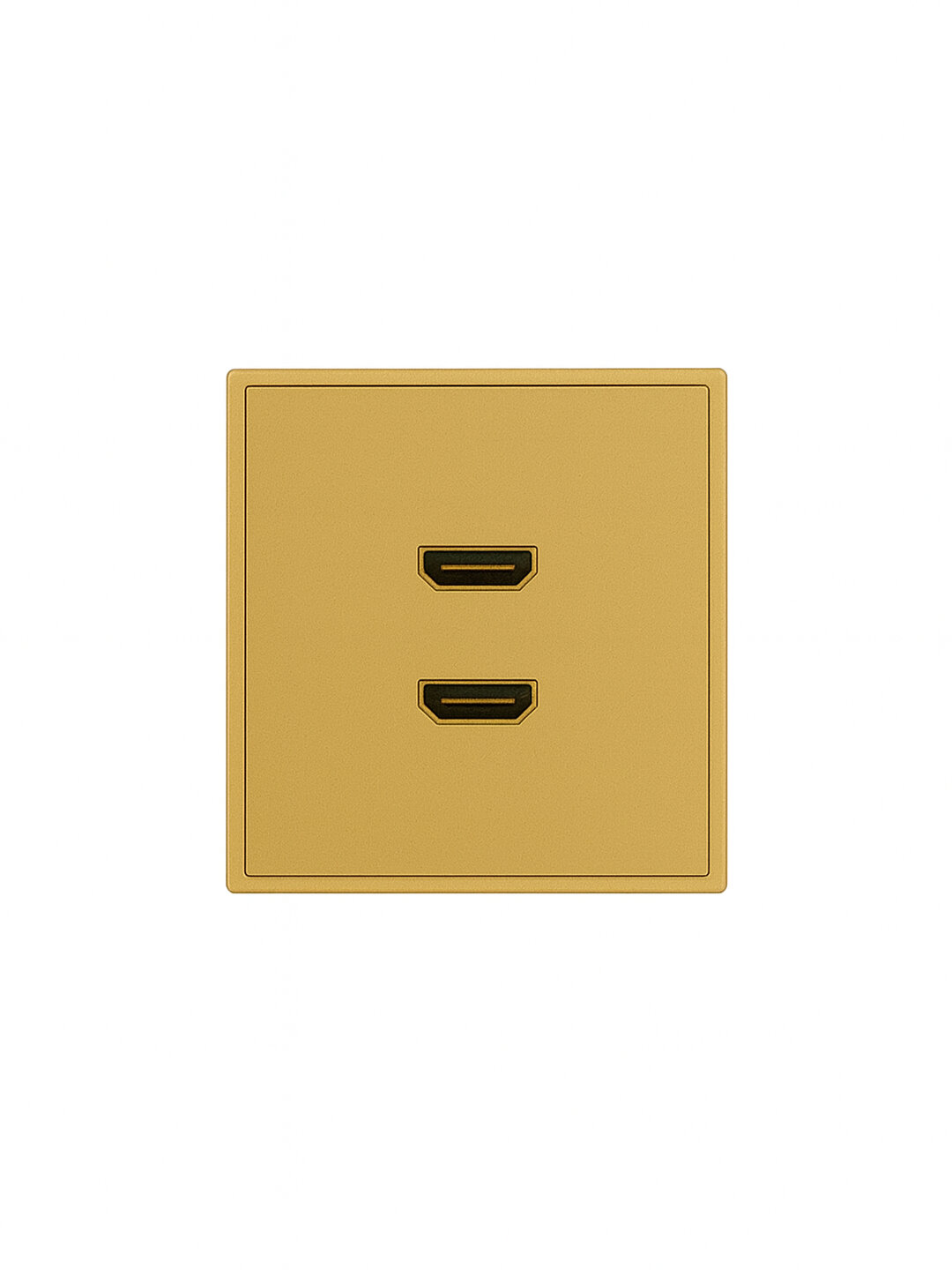 Venus разъём 2 HDMI, золотой, модуль настенный, мультимедиа розетка PRIME