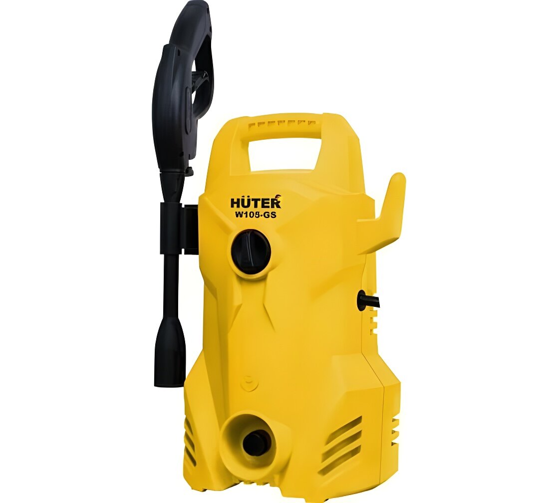 Минимойка Huter W105-GS 1400Вт 105 бар 342 л/ч желтый защита от перегрева забор из емкости