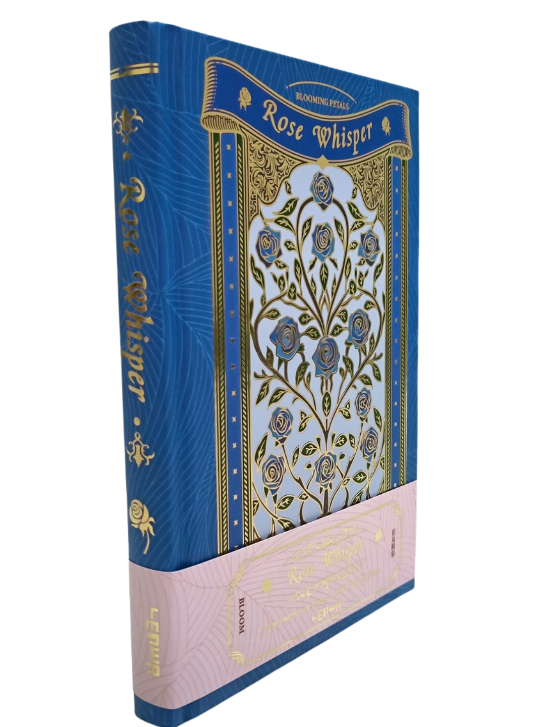 Глянцевый блокнот «Rose whisper», 13*19 см, цветочный, твёрдый переплёт, 128 страниц