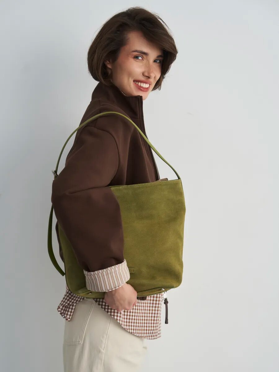 Сумка шоппер LeVertige, зеленый — фото 1