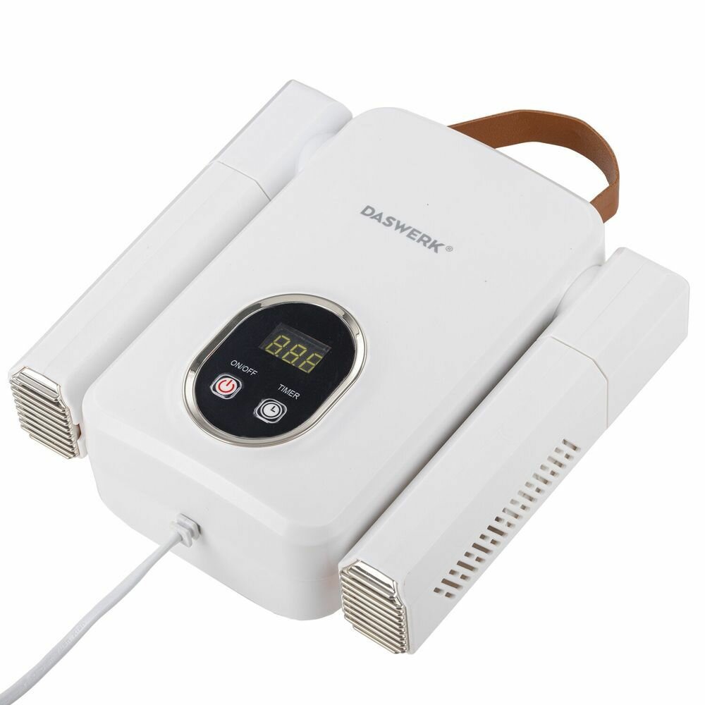 Сушилка для обуви, варежек, перчаток, складная, с подсветкой и таймером, 110 Вт, DASWERK NANO SD12