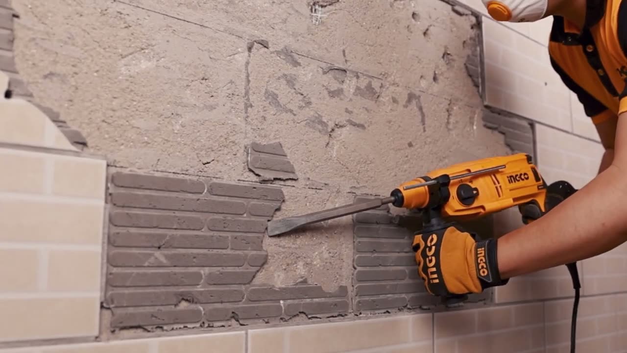 Перфоратор Ingco RGH6528, SDS-Plus, 650 Вт, патрон, до 1700 оборотов в минуту — фото 1