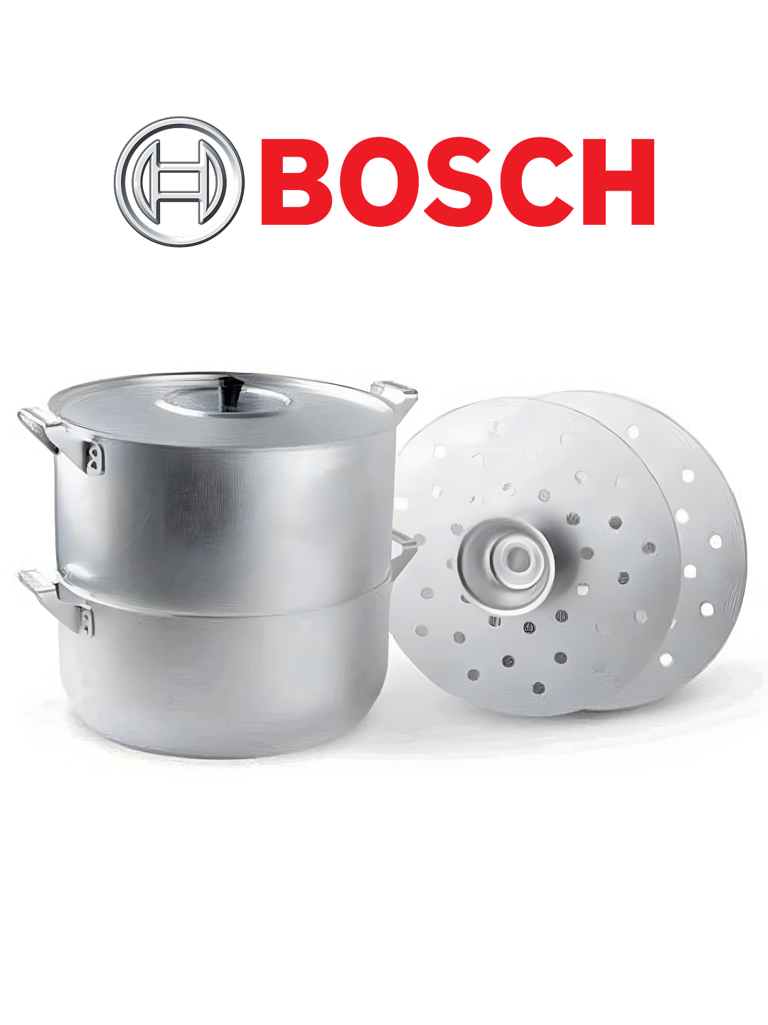 Манты-казан от Bosch, мантоварка для ханума, мантов, хинкали, 4 диска — фото 1