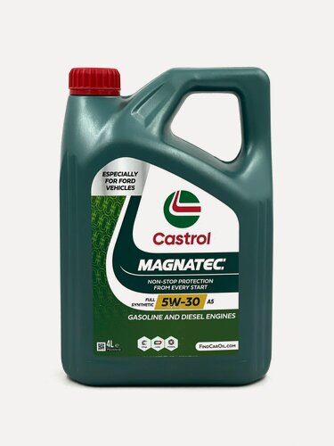 Изображение товара Масло моторное Castrol Magnatec 5w-30 A5 , синтетическое, 4 литра, Non-stop Production