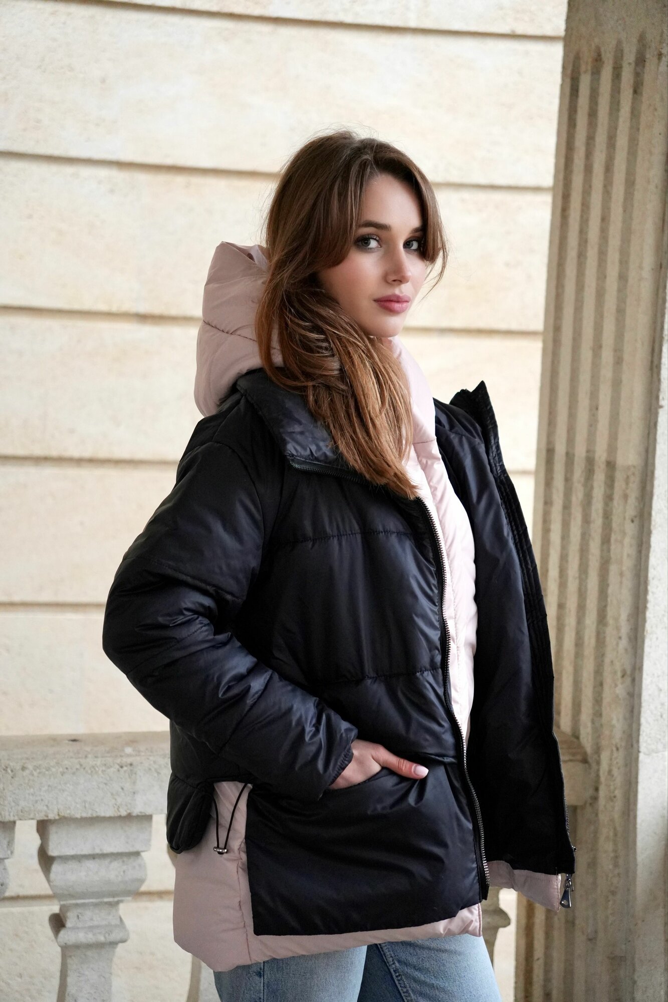 Куртка сноубордическая  Базовая коллекция, размер M, пыльная роза — фото 1