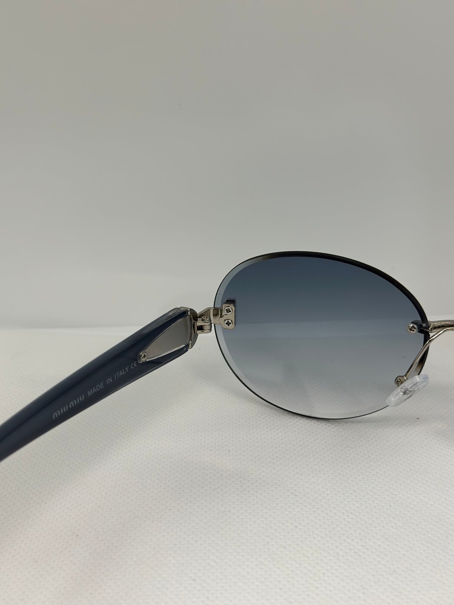 Солнцезащитные очки , голубой, — фото 1