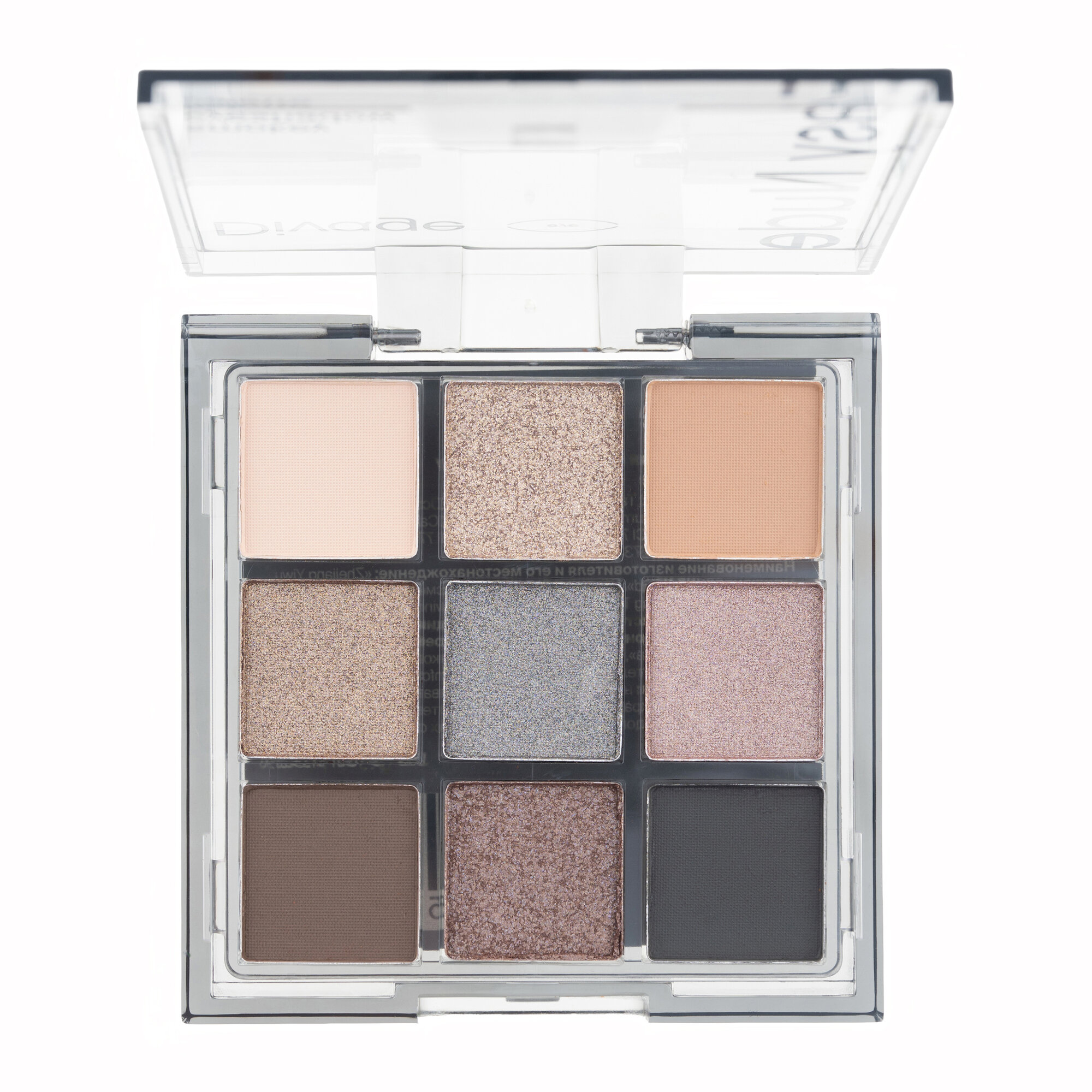Палетка теней DIVAGE Easy Nude Smokey Eyeshadow Palette, 9 г — фото 1