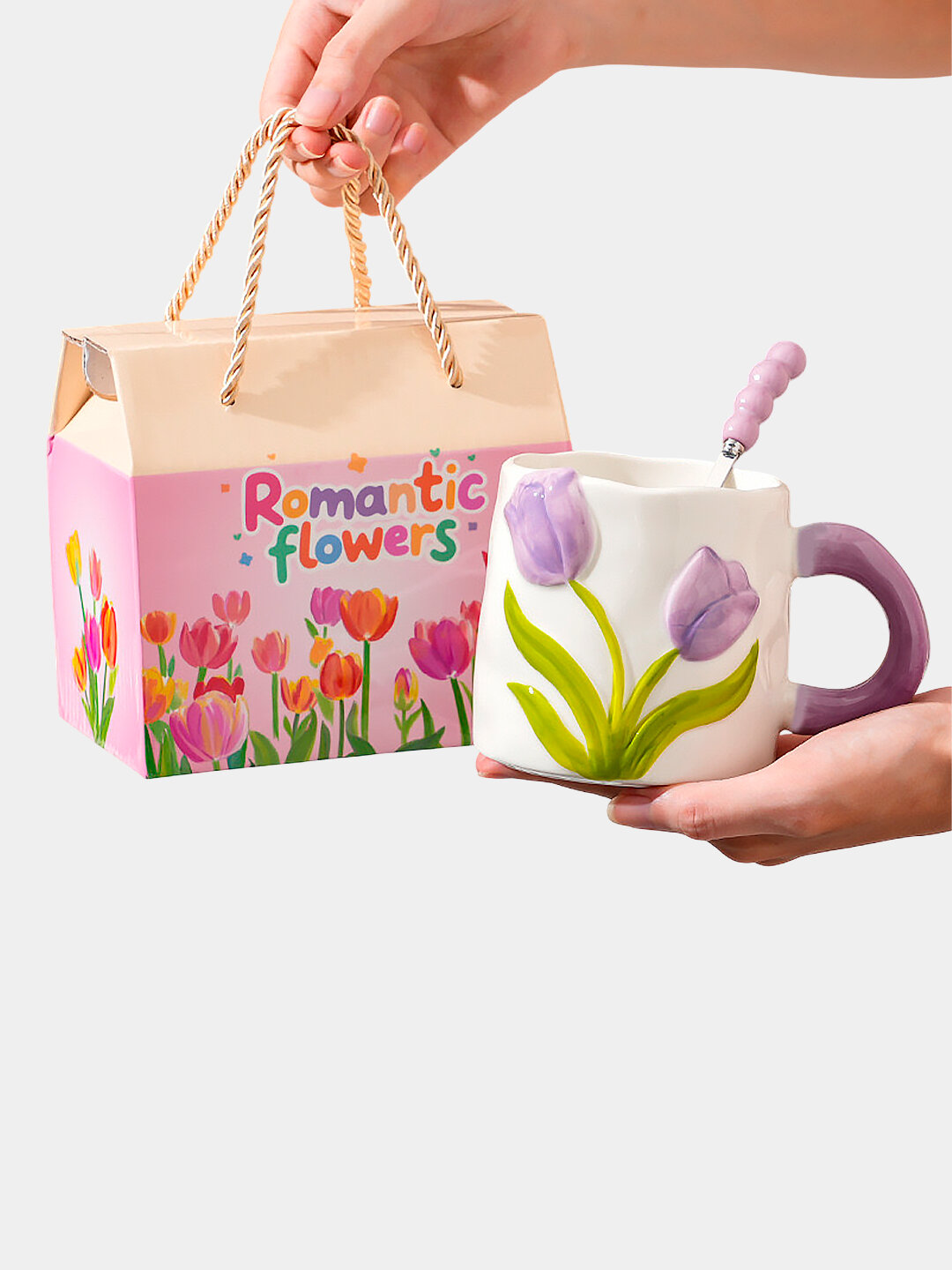 Двойная стеклянная кружка